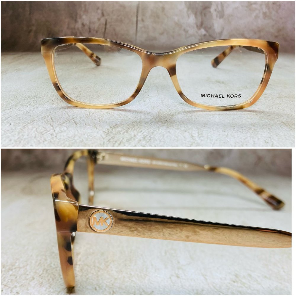 Michael Kors Square Brown Eyeglasses Frames NWOT - Picture 1 of 11